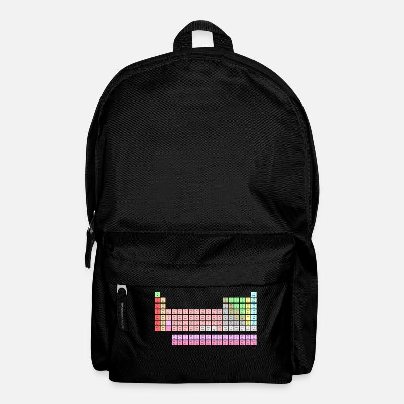 Tableau périodique des éléments - Sac à dos - noir