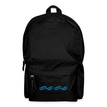 Cuxhaven - das beste am Meer - Rucksack - Schwarz - Vorne