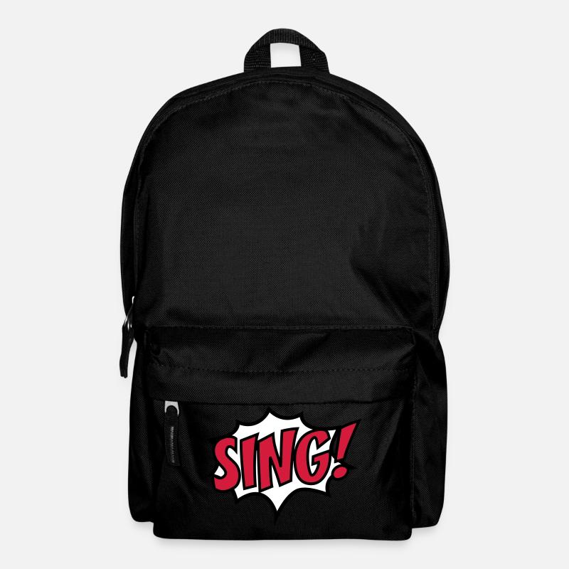 singen - Rucksack - Schwarz