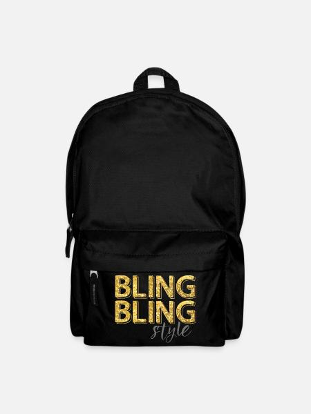 bling bling party style - Rucksack - Schwarz