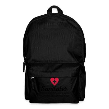 Ambulance man - Backpack - black - Front