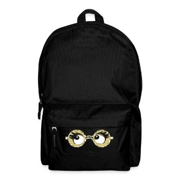 lunettes yeux - Sac à dos - noir - Devant