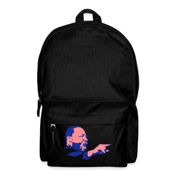 martin luther king Gesicht politischer Führer - Rucksack - Schwarz - Vorne