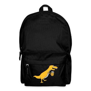 Funny Drunken T-Rex Dino - Sac à dos - noir - Devant