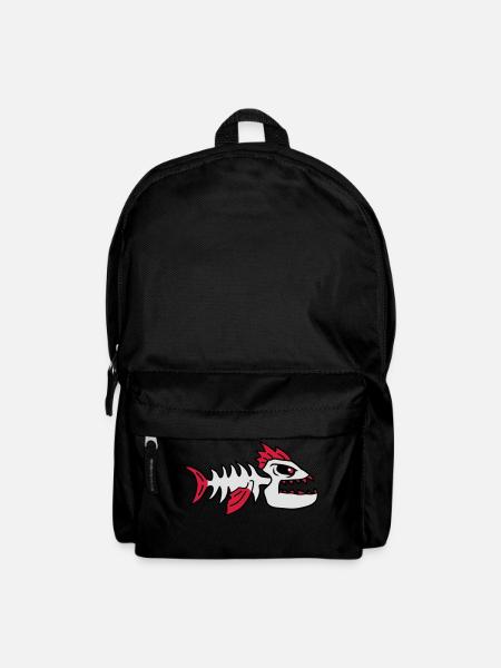 Fish Bone Punk Monster - Rucksack - Schwarz