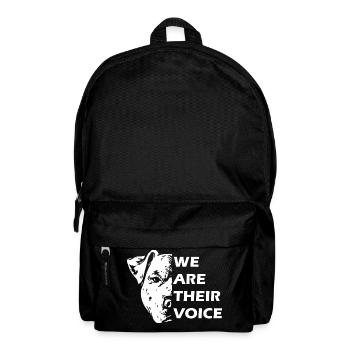 We are their voice - Backpack - black - Front