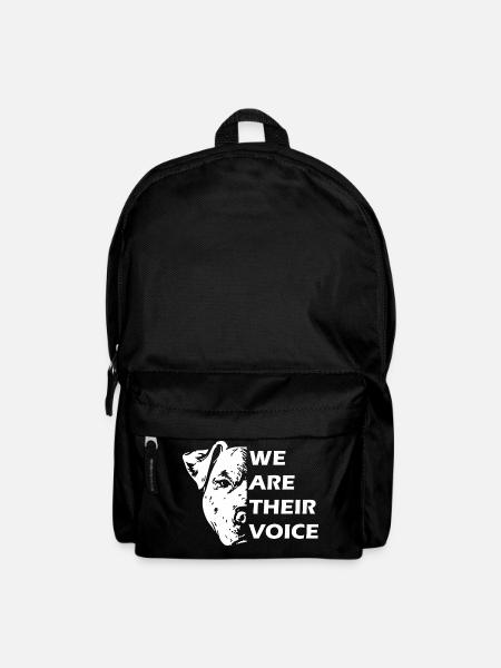 We are their voice - Backpack - black