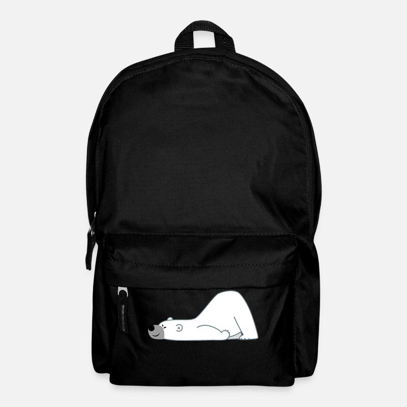 Lustiger Trickfilm Eisbär von Cheerful Madness!! - Rucksack - Schwarz