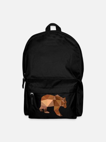 Bär - Rucksack - Schwarz