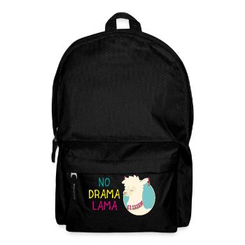 No Drama Lama - Rucksack - Schwarz - Vorne