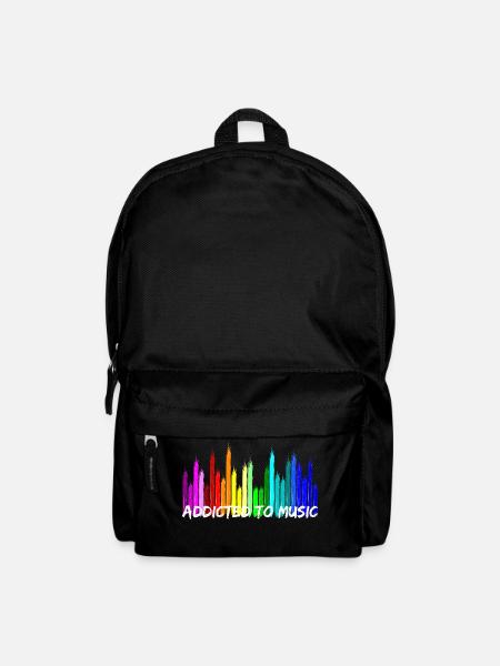 Addicted to Music Equalizer Sound Control - Backpack - black