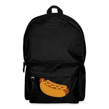 Hotdog - Rucksack - Schwarz - Vorne