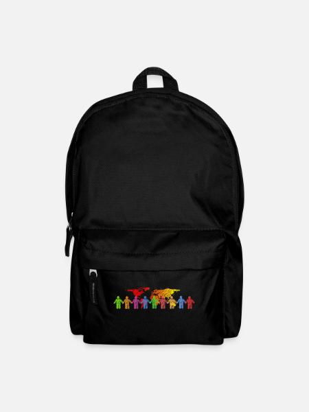 monde de couleurs - Sac à dos - noir