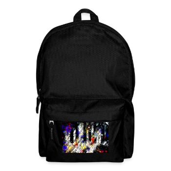 Piano keys and music sheet pattern wsstd - Backpack - black - Front