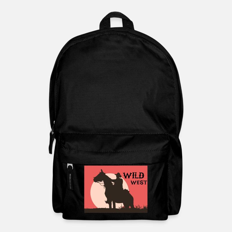 Wild West - Rucksack - Schwarz