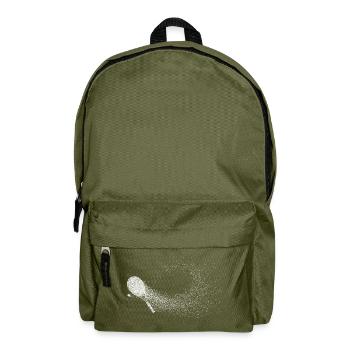 Tennis racket - Backpack - olive green - Front