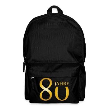80th Birthday Years Gift Birthday Special Day - Backpack - black - Front