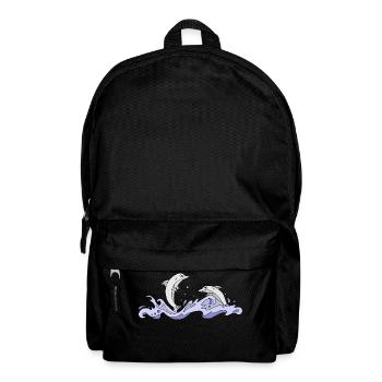 dauphins - Sac à dos - noir - Devant