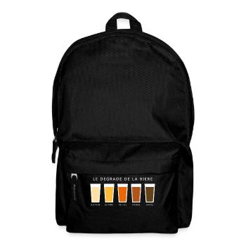 Biere degrade beer gradient (dd) - Sac à dos - noir - Devant