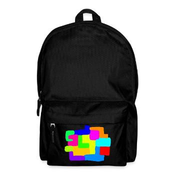 Kunst Gemaelde Modern Art - Sac à dos - noir - Devant