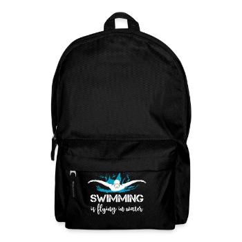 Swimming - Rucksack - Schwarz - Vorne