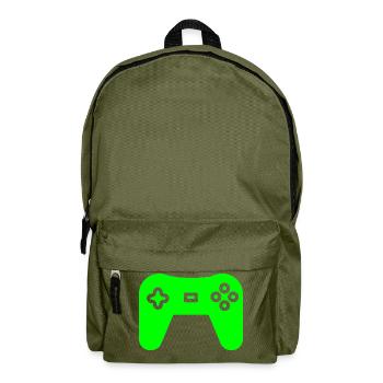 Contrôleur de console de jeu vidéo Cool Gamer Gaming - Sac à dos - vert olive - Devant