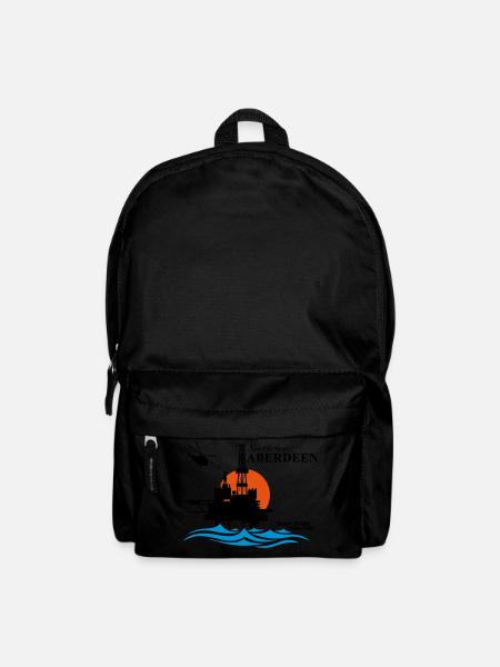 North Sea Aberdeen Oil Rig Platform - Backpack - black