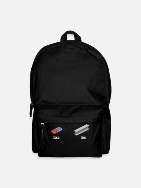 Monkey Island Gummi Ich bin Gummi du bist Stahl - Rucksack - Schwarz