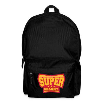 Super Granny Grandma héros Logo - Sac à dos - noir - Devant
