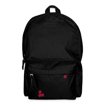 Blüten / blossoms (1c) - Rucksack - Schwarz - Vorne