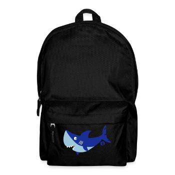 Shark - shark - shark (3 c) - Rucksack - Schwarz - Vorne