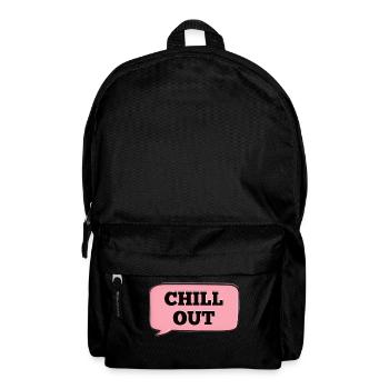 CHILL OUT PINK NOTIFICATION - Backpack - black - Front