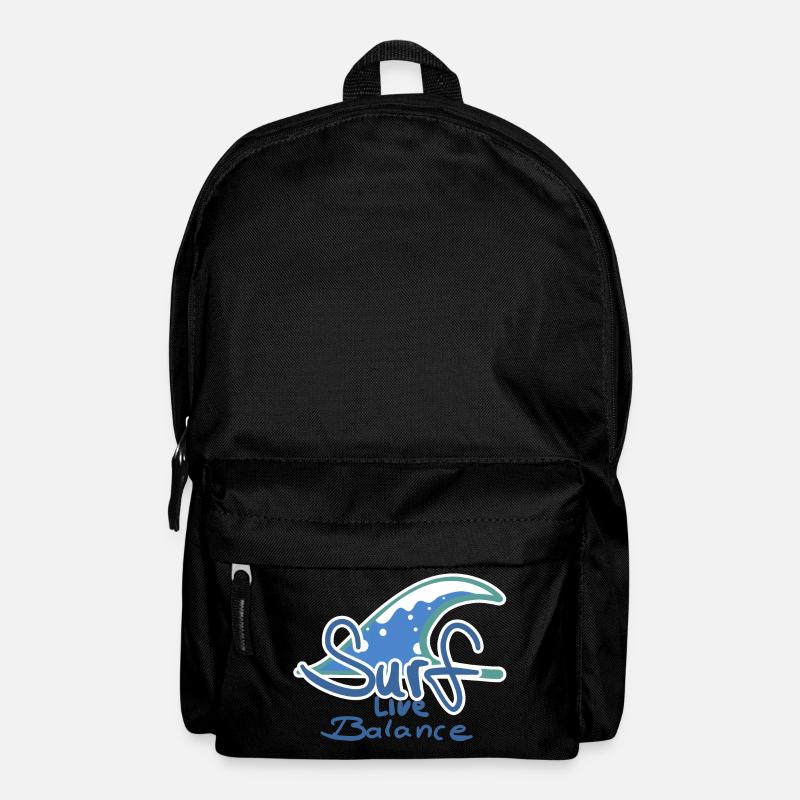 Surf logo - Backpack - black