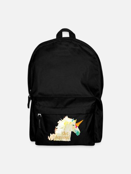 Shit-happens! - Rucksack - Schwarz