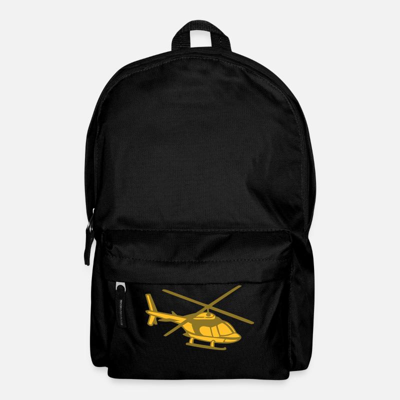 Hubschrauber - Rucksack - Schwarz