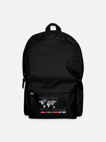 Trolle 2 GRA FRONT - Rucksack - Schwarz