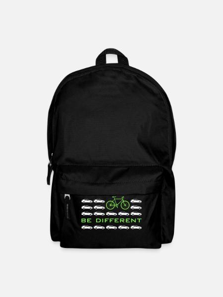 be different Auto Fahrrad Bike car anders einzig - Rucksack - Schwarz