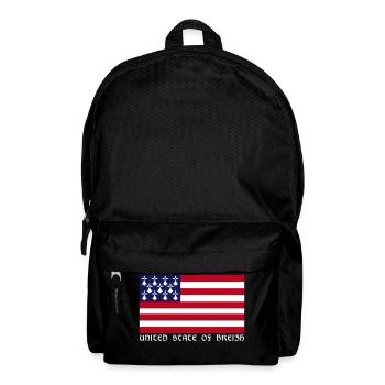 Drapeau de Bretagne Américain - Sac à dos - noir - Devant