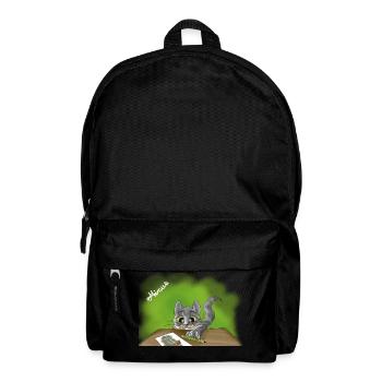 Minus pas punk - Rucksack - Schwarz - Vorne