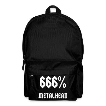 666% Metalhead - Backpack - black - Front