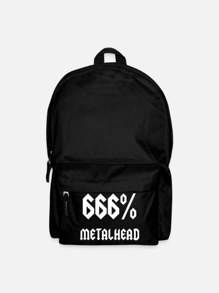 666% Metalhead - Rucksack - Schwarz