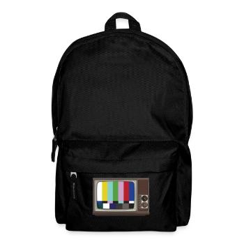 retro - Rucksack - Schwarz - Vorne