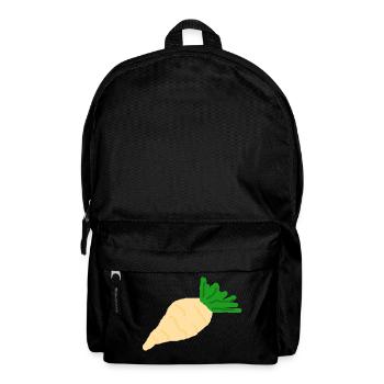 Radish sugar beet root vegetables - Backpack - black - Front