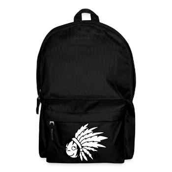 Indianer Häuptling - Indian - Rucksack - Schwarz - Vorne