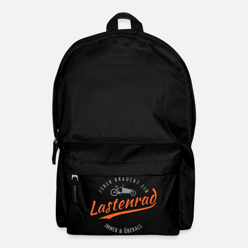 Jeder braucht ein Lastenrad - Rucksack - Schwarz
