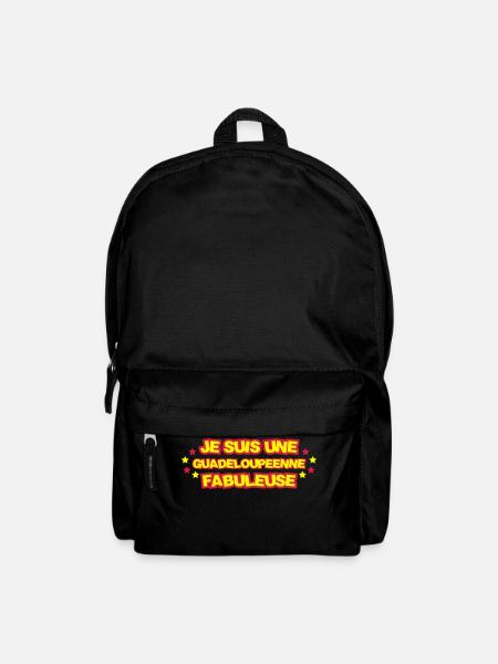 Guadeloupe / Gwadloup / Guadeloupéen / 971 - Sac à dos - noir