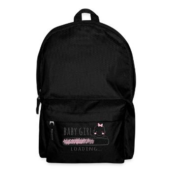 Cadeau pour enceinte, bébé fille, fille - Sac à dos - noir - Devant