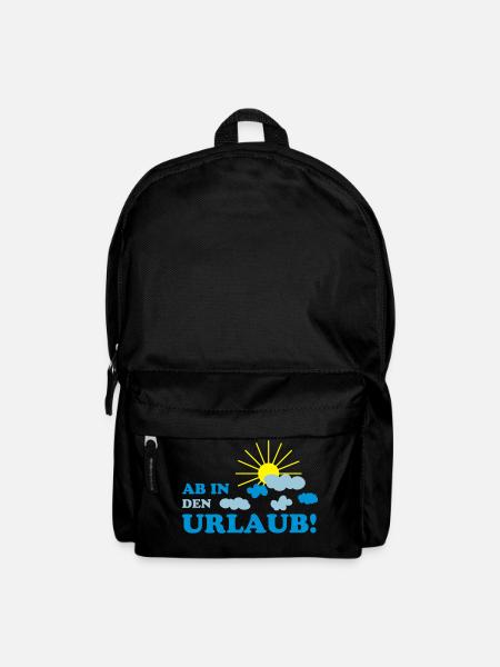 ab_in_den_urlaub - Rucksack - Schwarz
