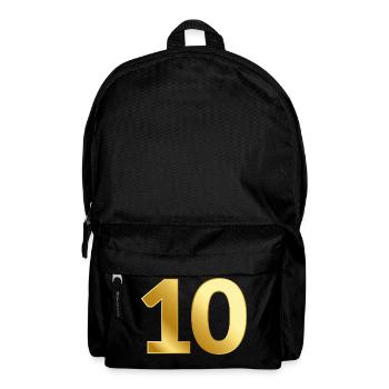 10 Jubiläum Geburtstag Ehrentag Geschenk Jahrestag - Rucksack - Schwarz - Vorne
