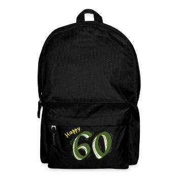 60 Anniversary Birthday Day of Honor Gift Anniversary - Backpack - black - Front